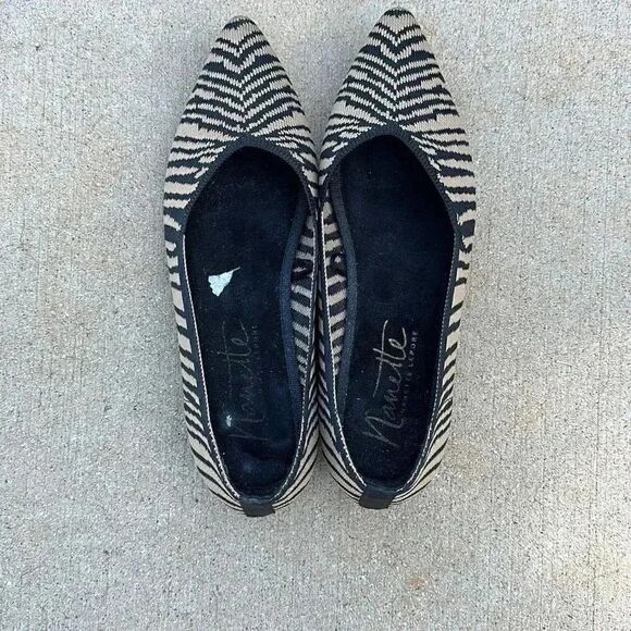 Nanette Lepore Zebra Print Flats - Picture 5 of 10